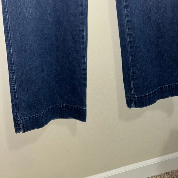 Abercrombie & Fitch Rare Vintage 1892 Wide Leg Flared Jeans Size 6 - Picture 5 of 11